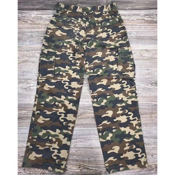 Noiz Camo Cargo Pants Men's 36/31.5 Tactical Streetwear Utility - Picture 5 of 16